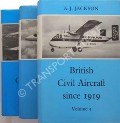 British Civil Aircraft 1919 - 1959 / 1972 by JACKSON, A.J. 